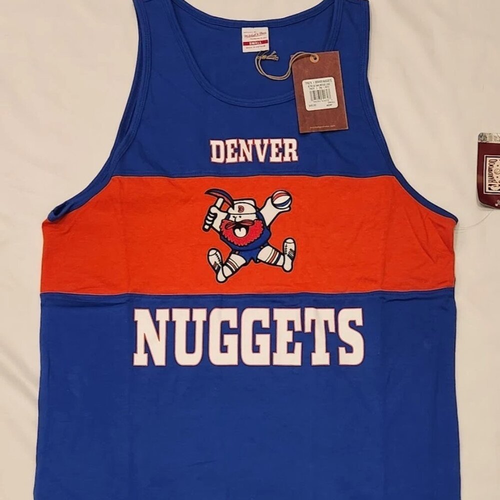 Mitchell & Ness Denver Nuggets Retro Logo Tank NWT Medium